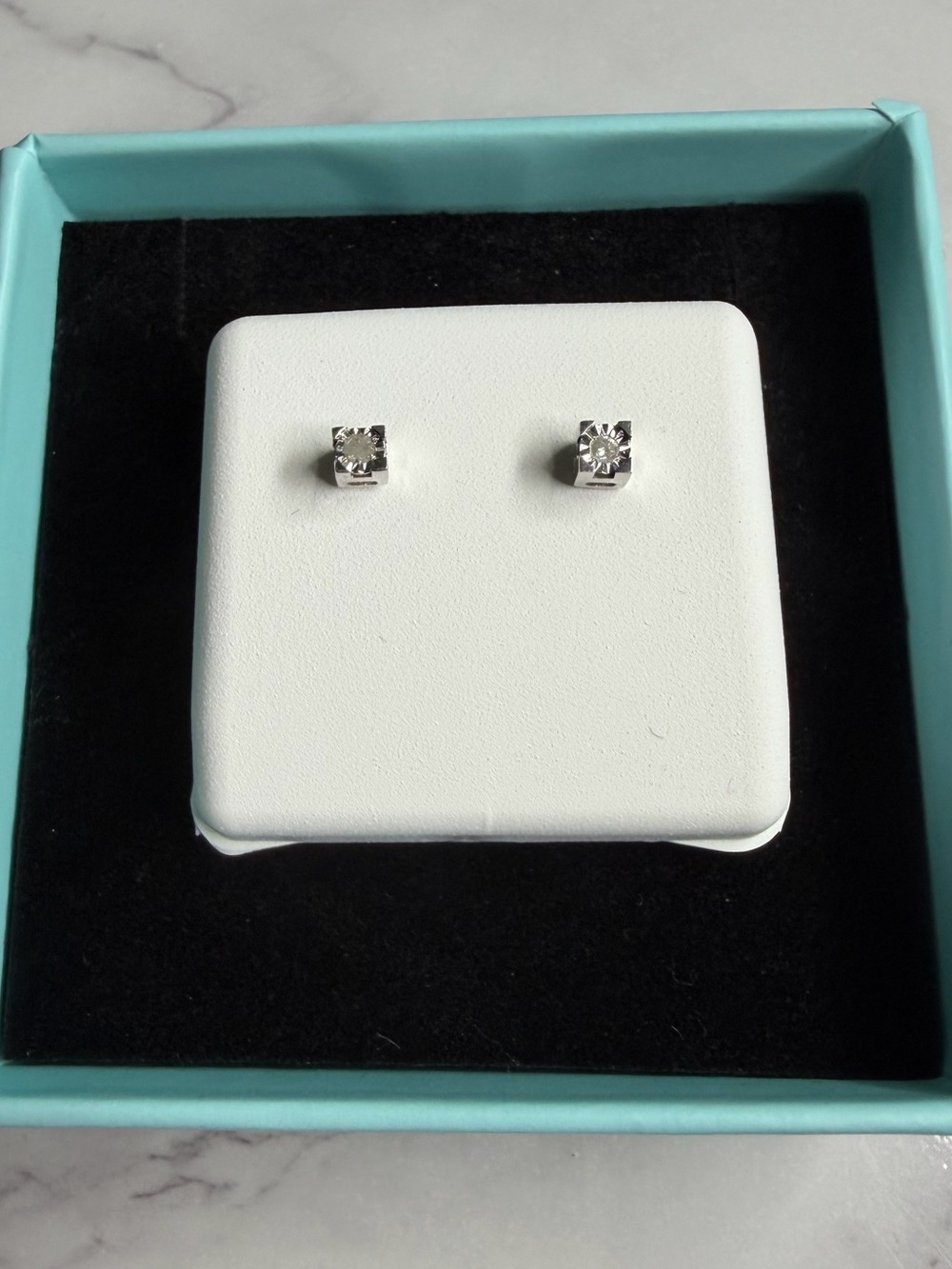 NWT Natural Diamond Earrings